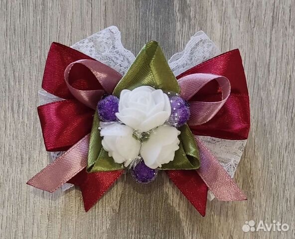 Бутоньерка брошь