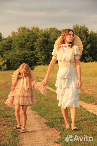 Шляпа соломенная White and Blue с широкими полями