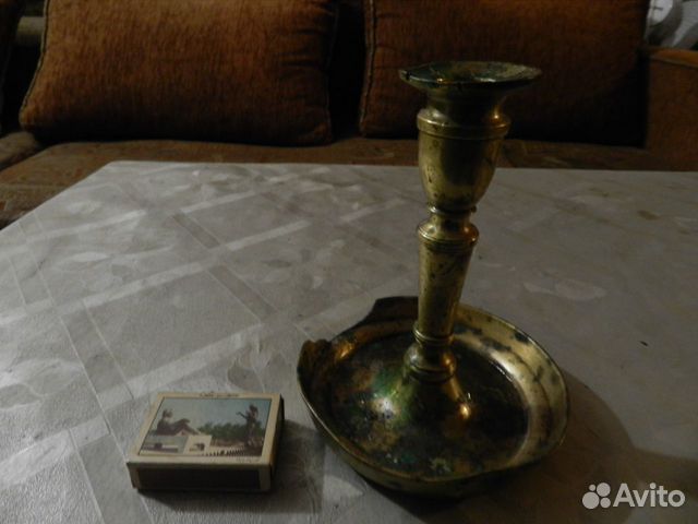 Бронзовый подсвечник 19 век