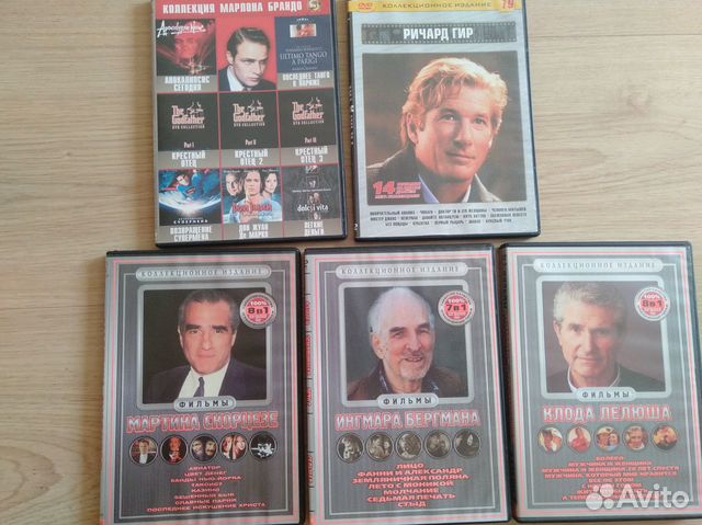 Сборники фильмов на DVD известных актеров и режисс