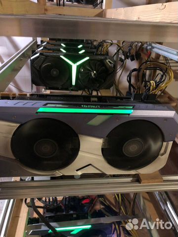 Видеокарта palit RTX 2080 GameRock Premium