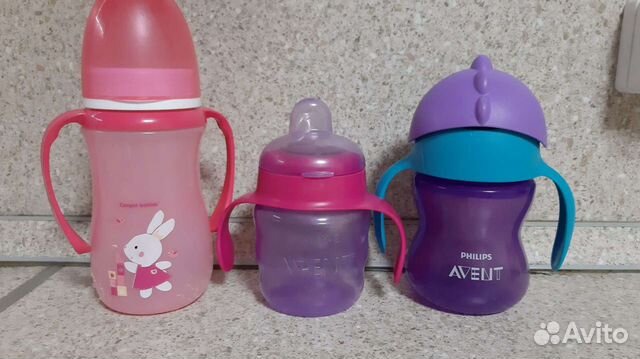Бутылочки для кормления avent