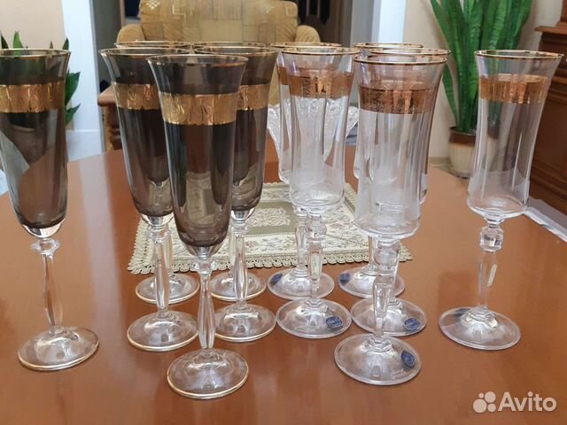 Бокалы хрусталь, Чехия