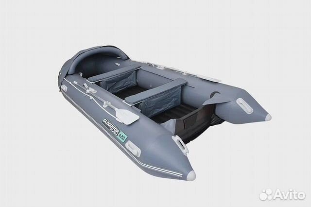 Лодка пвх Нднд Gladiator E420 Pro темно серая