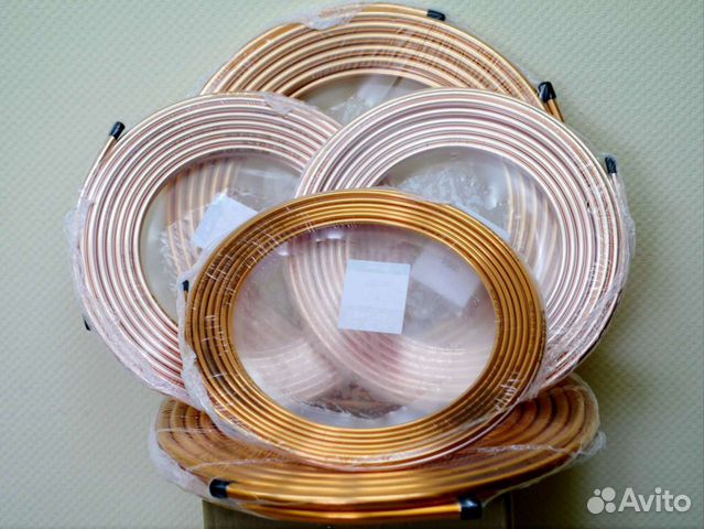 Медные трубки, расходка кондиционерная