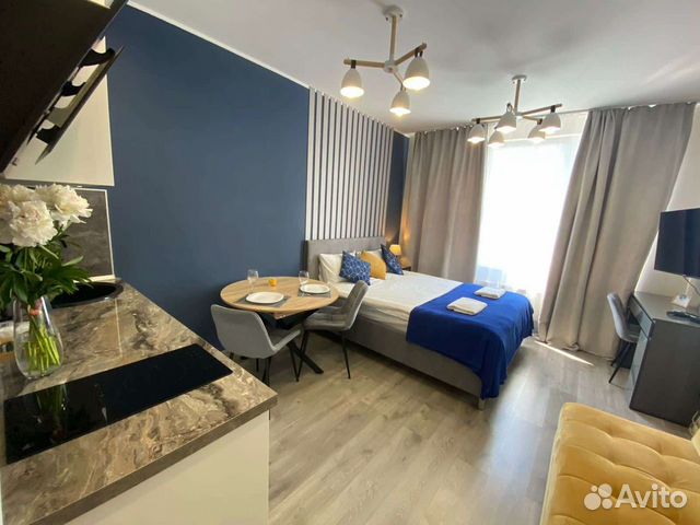 

Квартира-студия, 25 м², 3 кровати