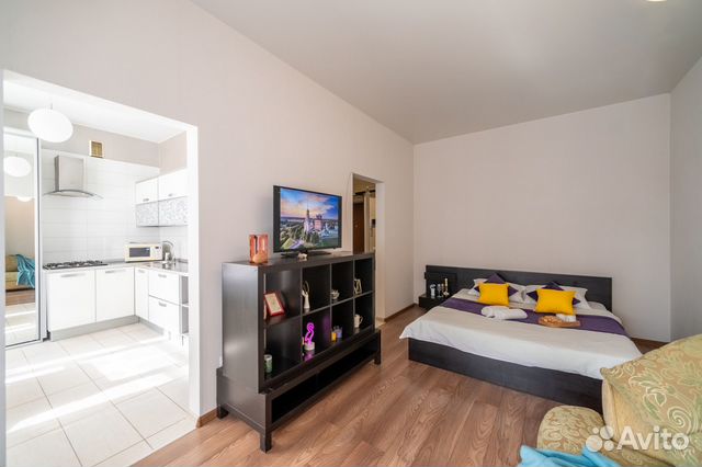 

1-к. квартира, 45 м², 2 кровати