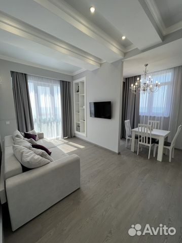 

1-к. квартира, 55 м², 2 кровати