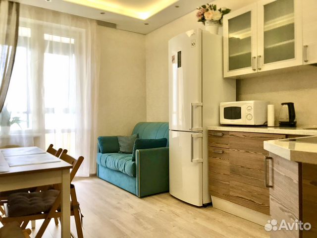

1-к. квартира, 46 м², 3 кровати