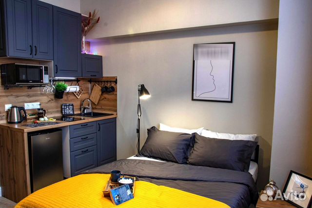 

Квартира-студия, 22 м², 1 кровать