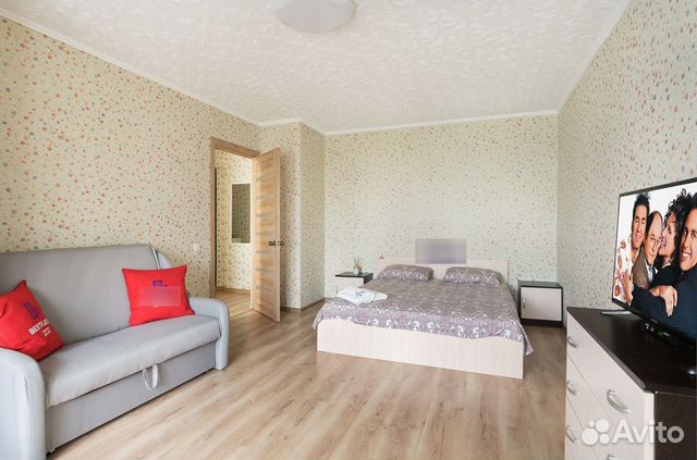 

1-к. квартира, 36 м², 2 кровати