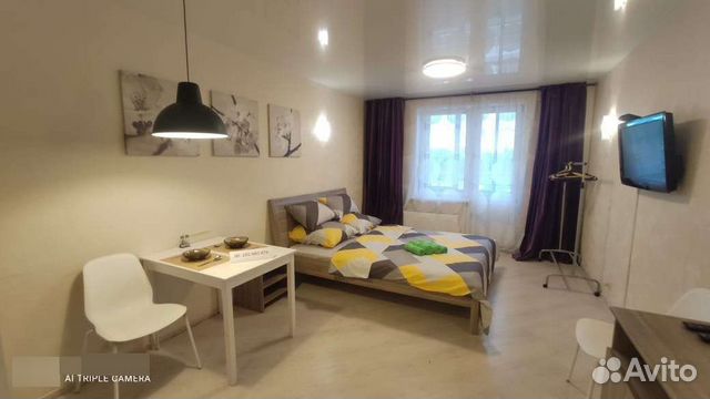 

Квартира-студия, 30 м², 1 кровать
