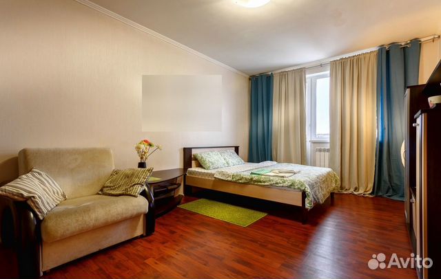 

1-к. квартира, 40 м², 2 кровати