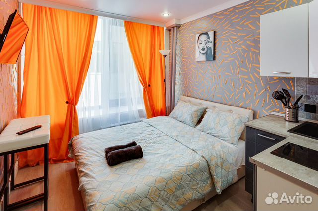 

Квартира-студия, 20 м², 2 кровати