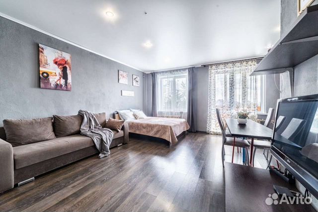 

Квартира-студия, 36 м², 2 кровати