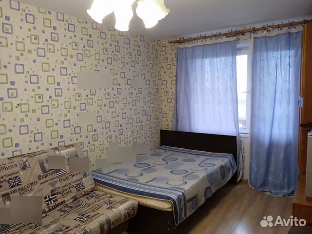 

Квартира-студия, 28 м², 2 кровати