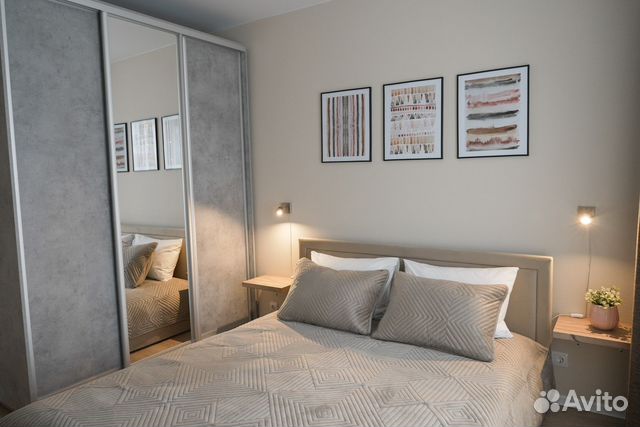 

1-к. квартира, 40 м², 2 кровати