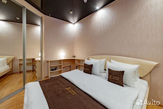 

1-к. квартира, 53 м², 2 кровати