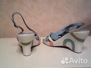 Летние босоножки на танкетке. Новые. Кожа Летние босоножки на танкетке. Новые. Кожа