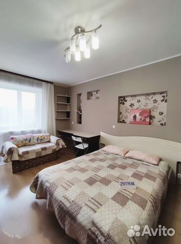 

1-к. квартира, 40 м², 2 кровати