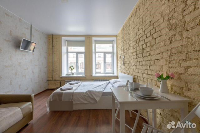 

Квартира-студия, 18 м², 2 кровати