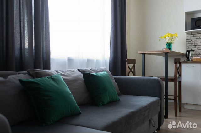 

Квартира-студия, 32 м², 2 кровати