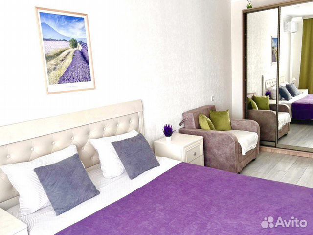 

1-к. квартира, 40 м², 2 кровати