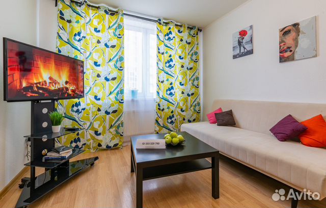 

1-к. квартира, 43 м², 1 кровать