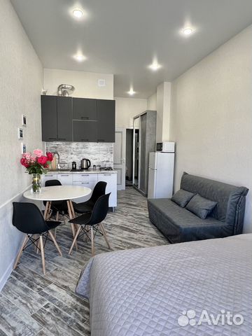 

Квартира-студия, 29 м², 2 кровати