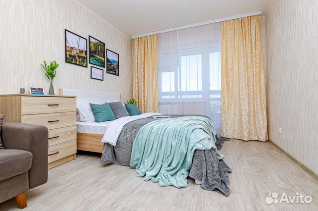 

1-к. квартира, 42 м², 2 кровати