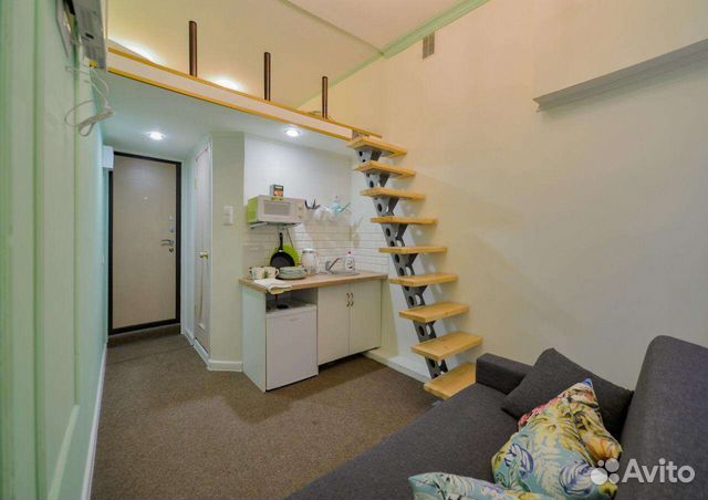 

Квартира-студия, 14 м², 2 кровати
