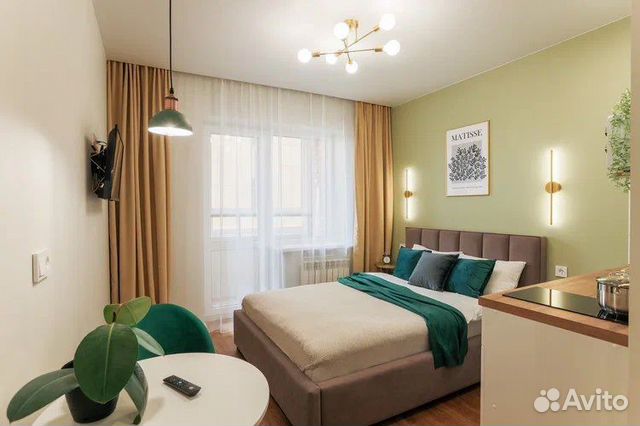 

Квартира-студия, 20 м², 1 кровать