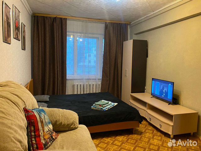 

1-к. квартира, 30 м², 2 кровати
