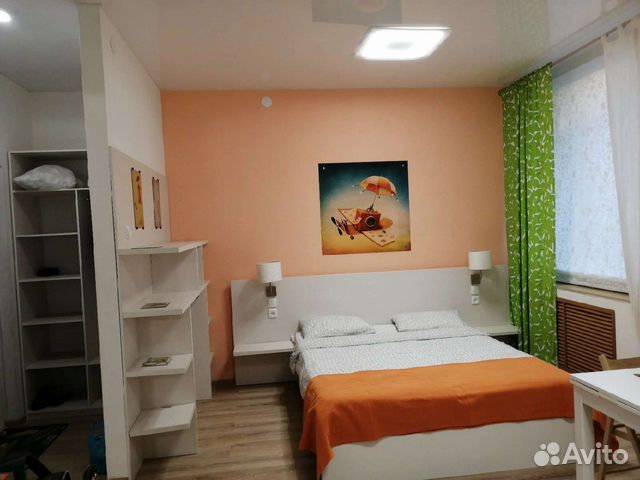 

Квартира-студия, 25 м², 2 кровати