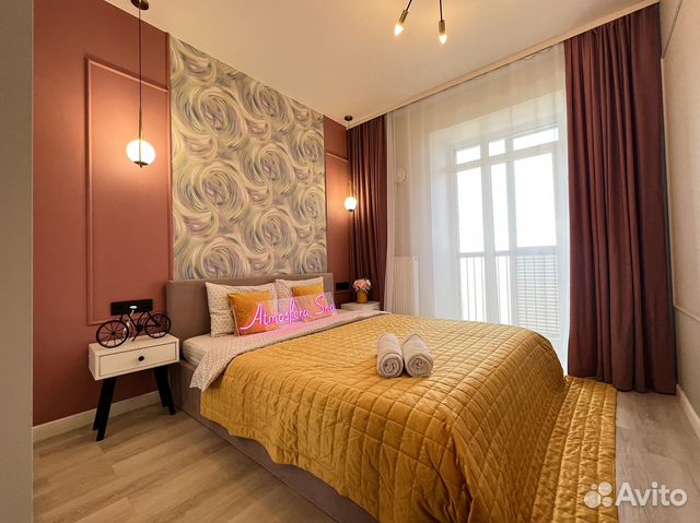 

1-к. квартира, 39 м², 2 кровати