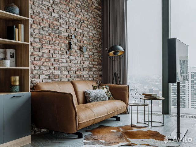 

Квартира-студия, 60 м², 3 кровати