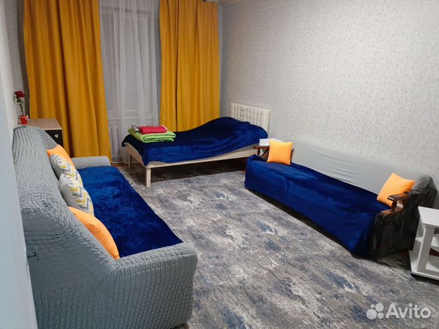 

1-к. квартира, 45 м², 4 кровати