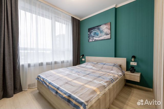 

1-к. квартира, 45 м², 2 кровати
