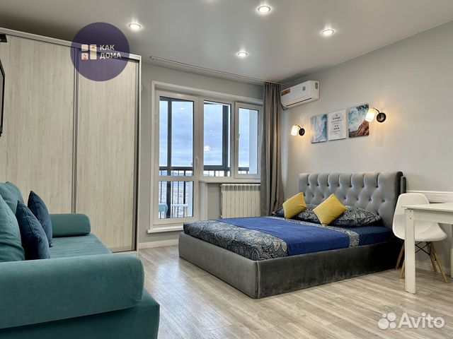 

Квартира-студия, 30 м², 2 кровати