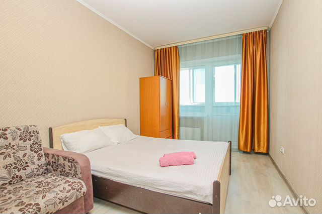 

Квартира-студия, 28 м², 2 кровати