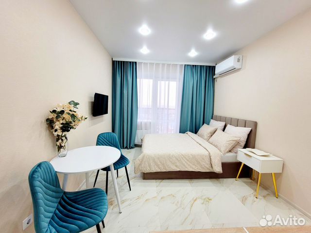 

Квартира-студия, 28 м², 2 кровати