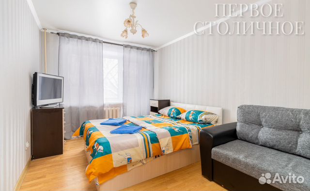 

1-к. квартира, 38 м², 2 кровати
