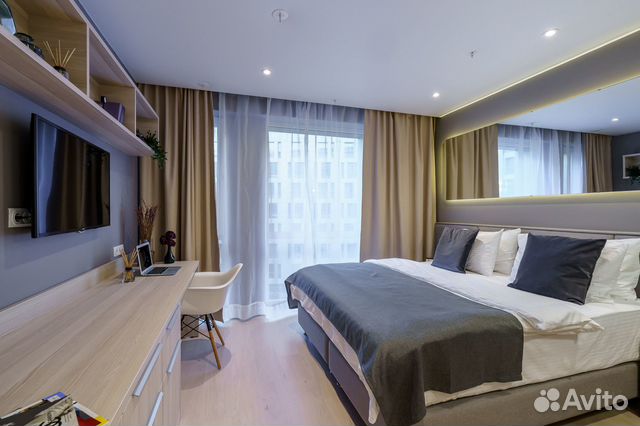 

Квартира-студия в апарт-отеле, 26 м², 4/10 эт.