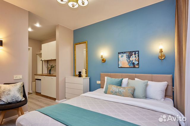 

Квартира-студия, 16 м², 1 кровать