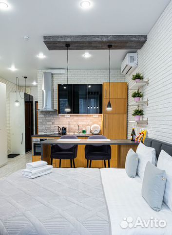 

Квартира-студия, 33 м², 1 кровать