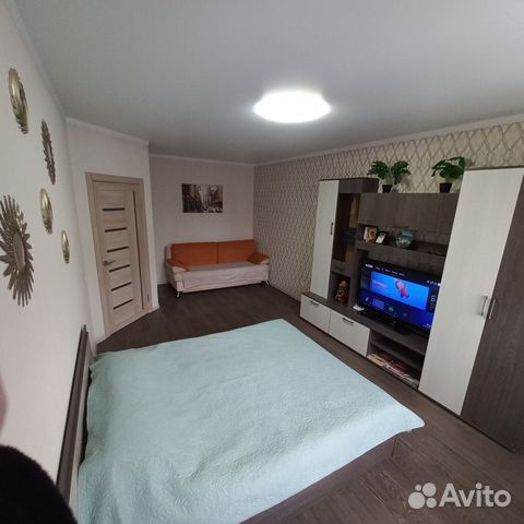 

1-к. квартира, 44 м², 2 кровати