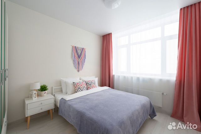 

1-к. квартира, 40 м², 2 кровати