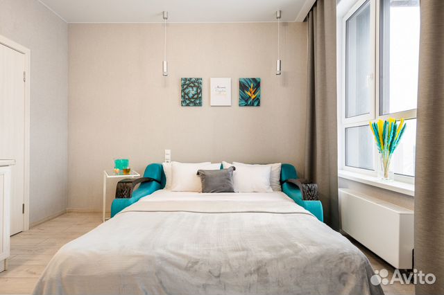 

Квартира-студия, 30 м², 1 кровать