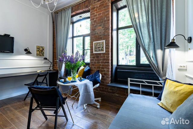 

Квартира-студия, 24 м², 2 кровати