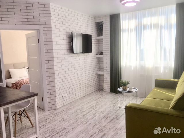 

1-к. квартира, 38 м², 2 кровати